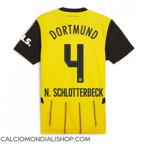 Maglie da calcio Borussia Dortmund Nico Schlotterbeck #4 Prima Maglia 2024-25 Manica Corta